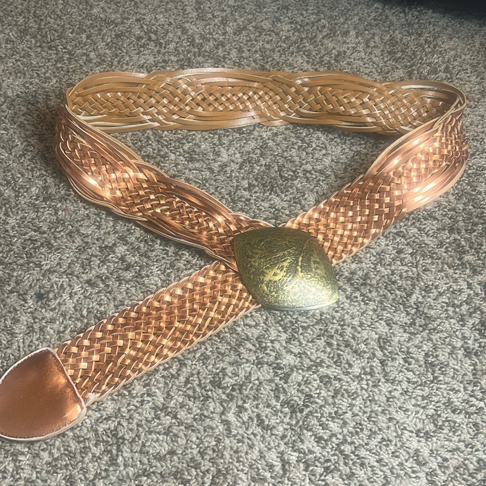 Metallic Belt.